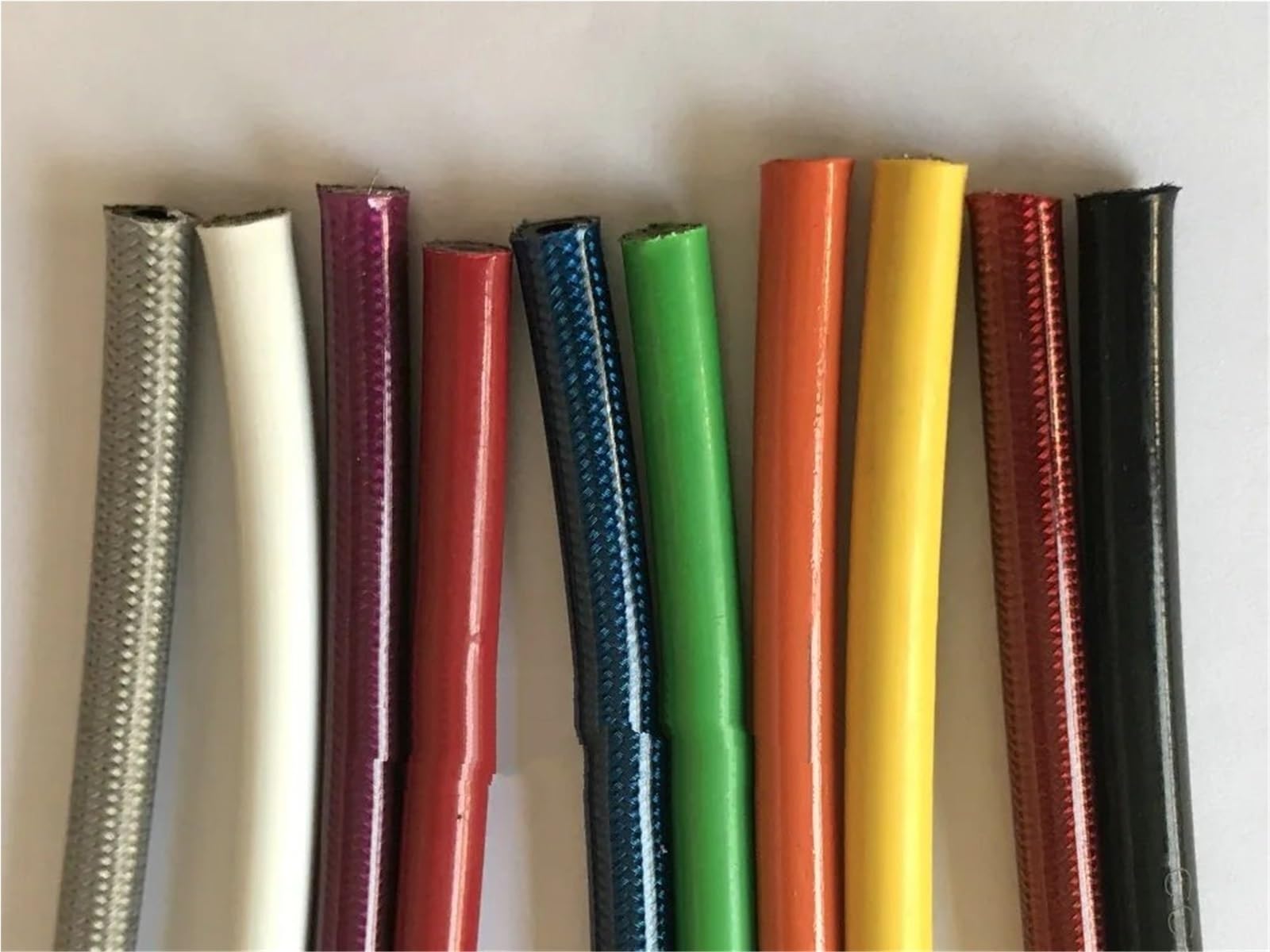 rura hamulcowa 1 M Kolorowy Przewód Hamulcowy Wyścigowy AN3 (3,2 Mm 1/8" ID) Pokryty PVC/PU, Pleciony Z Nylonu Ze Stali Nierdzewnej(Dark blue)