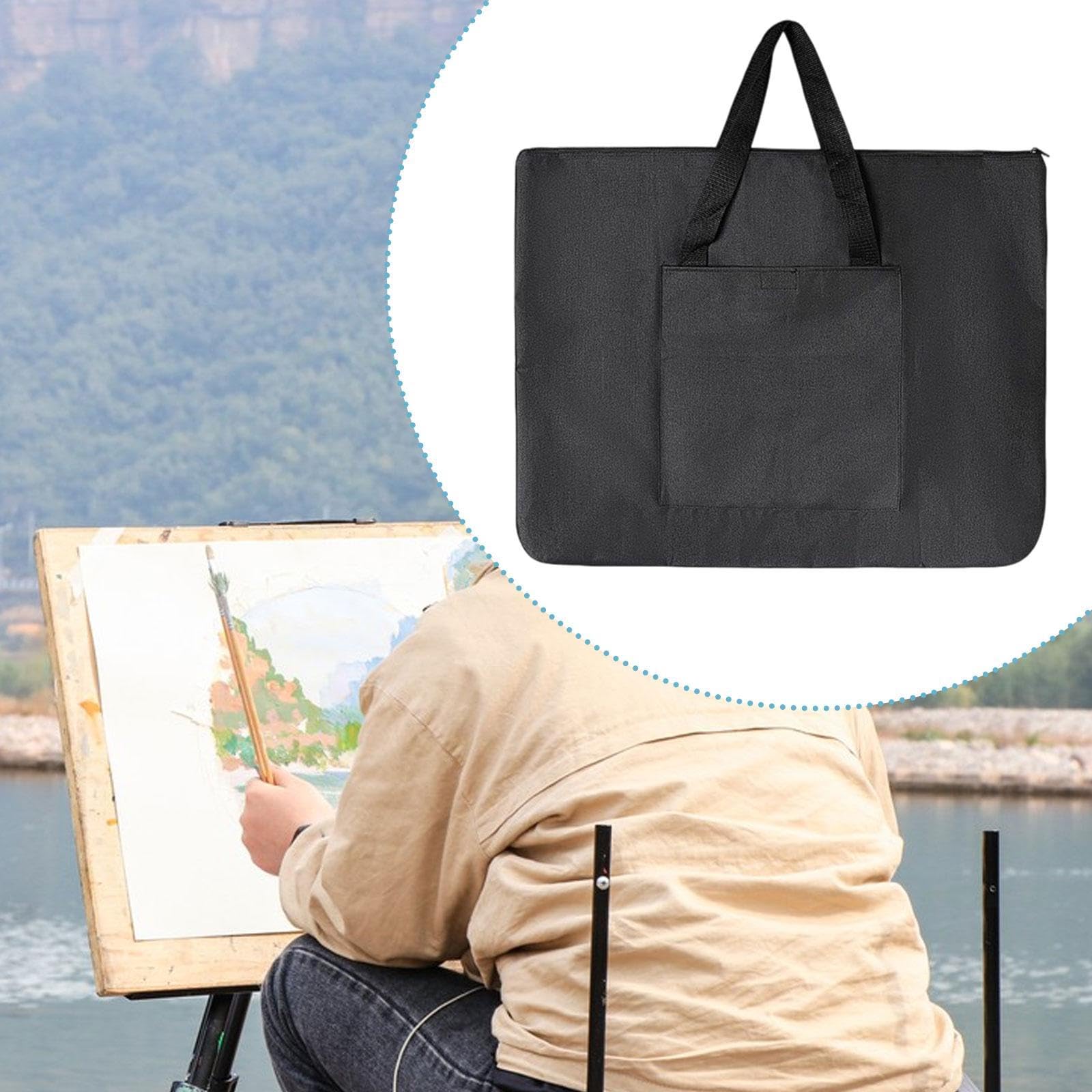 Kunst-Portfolio-Tasche, Tragetasche, tragbare Künstler-Tragetasche, Zeichenbrett-Tasche für Outdoor-Skizzieren, 55 x 36 cm