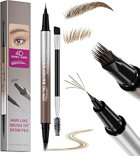 Erinde 2-in-1 Dual-Ended Microblading Eyebrow Pencil, 4D Eyebrow Pencil with 2 Tips…