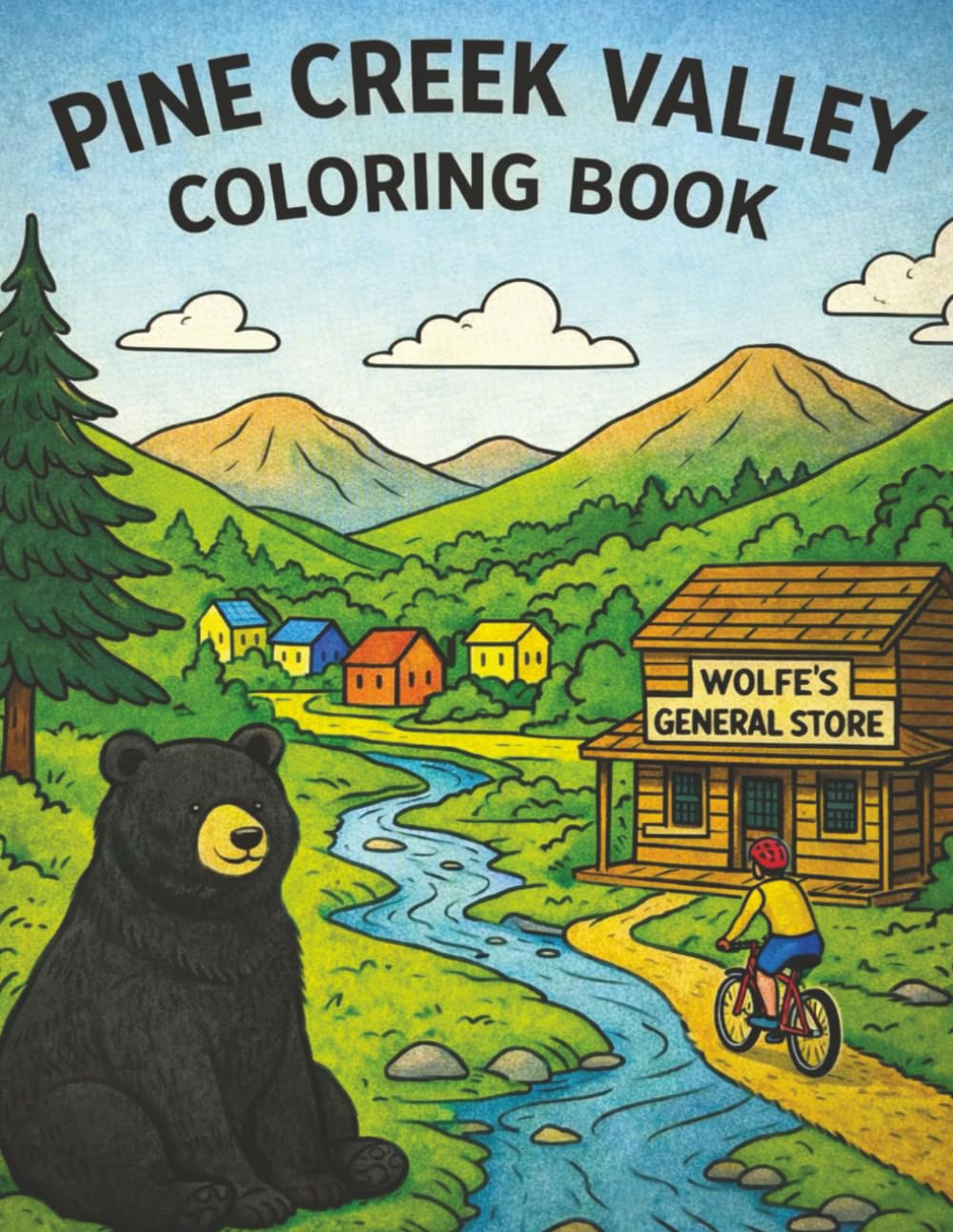 Pine Creek Valley Coloring Book
