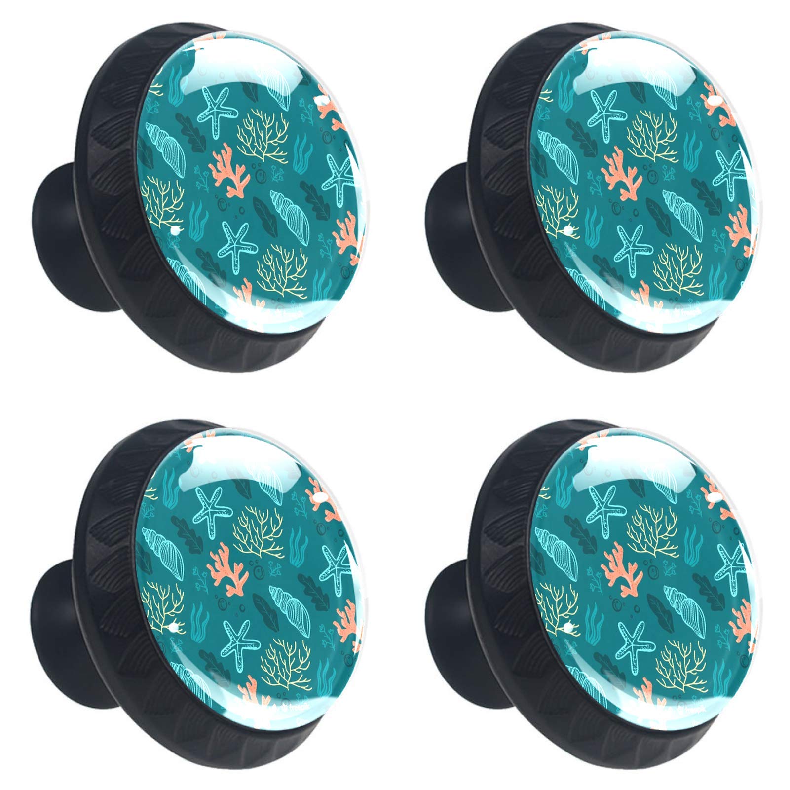 Boutons de tiroir en verre : remplacez vos poignées usées par des motifs corail