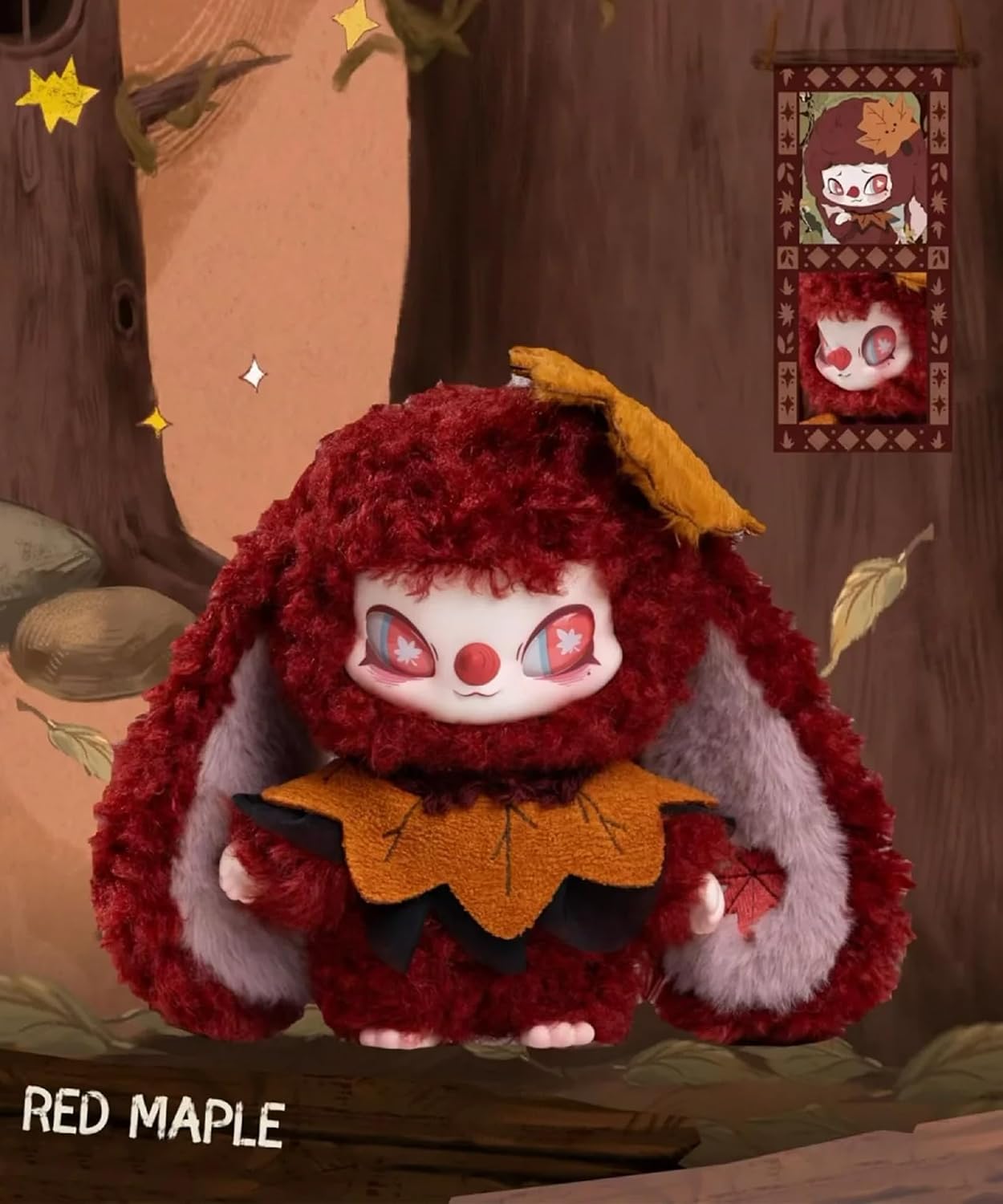 CALEMBOU Vinyl Plush Blind Box, Siinono TA Is Whispering Series Soft Plush Keychain, Stuffed Decorative Emotional Character Collectible for Birthday Christmas, Random 1 Box