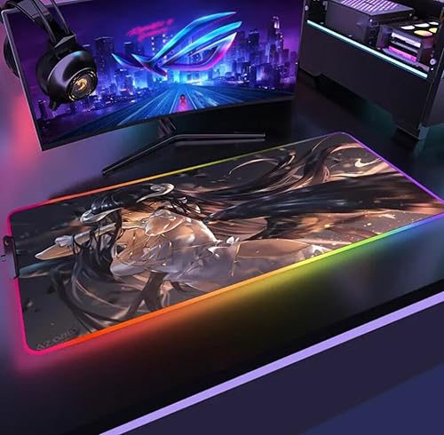 Mouse Pads RGB Keyboard Desk Pad Mouse Mats XXL LED Gaming Accessories Mause Ped Pc Gamer Keyboards Mat,600x300x4MM