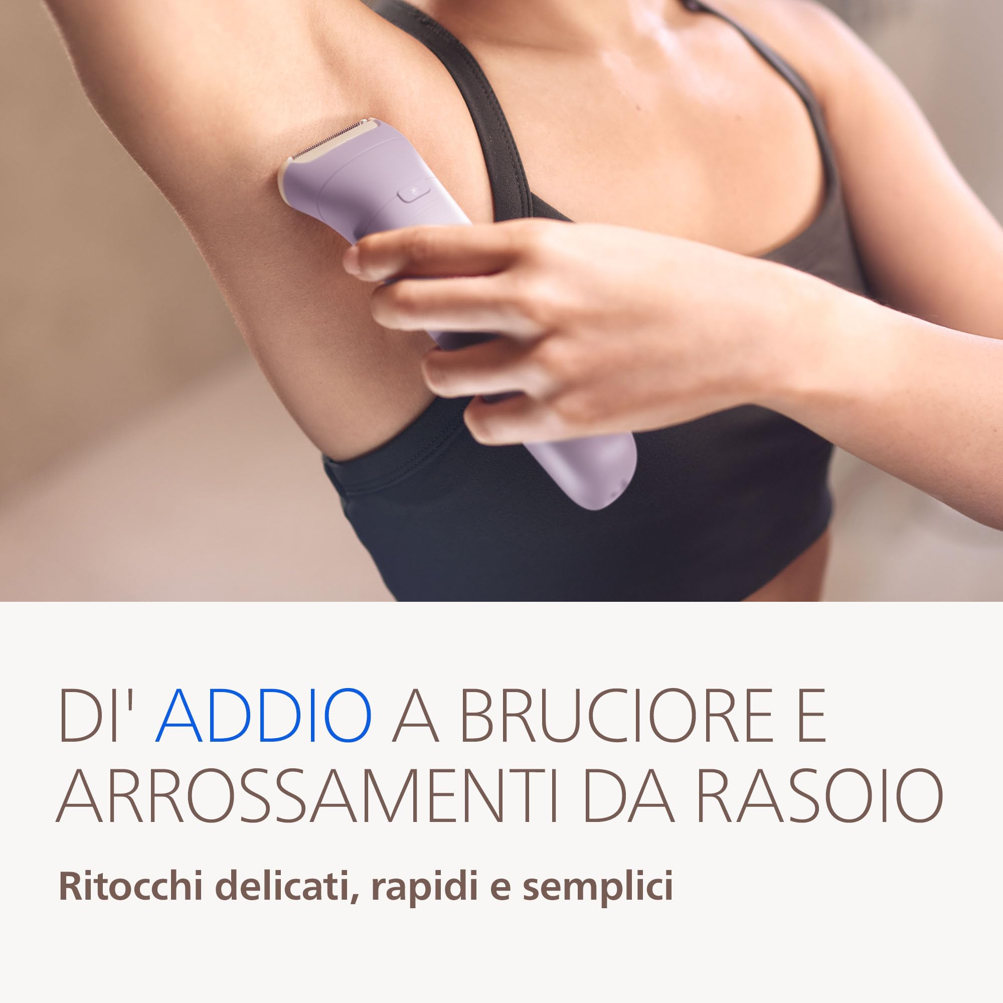Philips Epilatore Serie 9000 - Epilatore elettrico Wet & Dry senza fili, per gambe, corpo e zona bikini, con ProGuide, 9 accessori, tra cui testina pedicure, autonomia di 60 minuti, modello BRE728/00