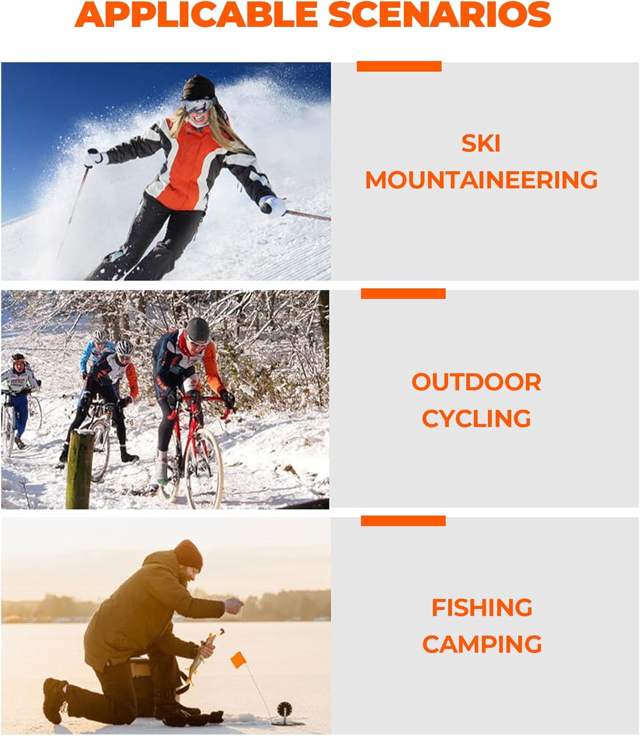 Balaclava Face Mask Winter-Ski Mask for Men Women Fleece Thermal Warm Skimask for Cold Weather Windproof - Image 8