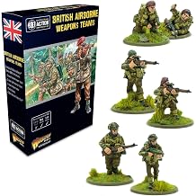 Warlord Games Bolt Action WWII British Airborne Weapons Teams Figures 156 Military Table Top Wargaming Plastic Model Kit 402211203
