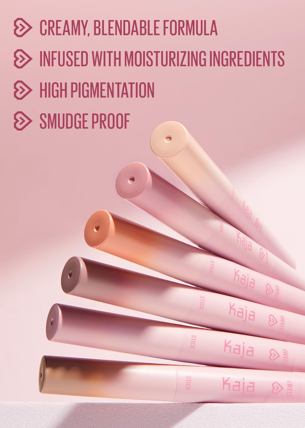 Kaja Eyeshadow - Wink Dazzle 01 Ice Illusion (Shimmer) | Glitter, Smudge Proof, Creamy Formula, Vegan, Cruelty-Free, Creamy, Blendable, High Pigmentation Shimmer Stick, Long Lasting, Waterproof