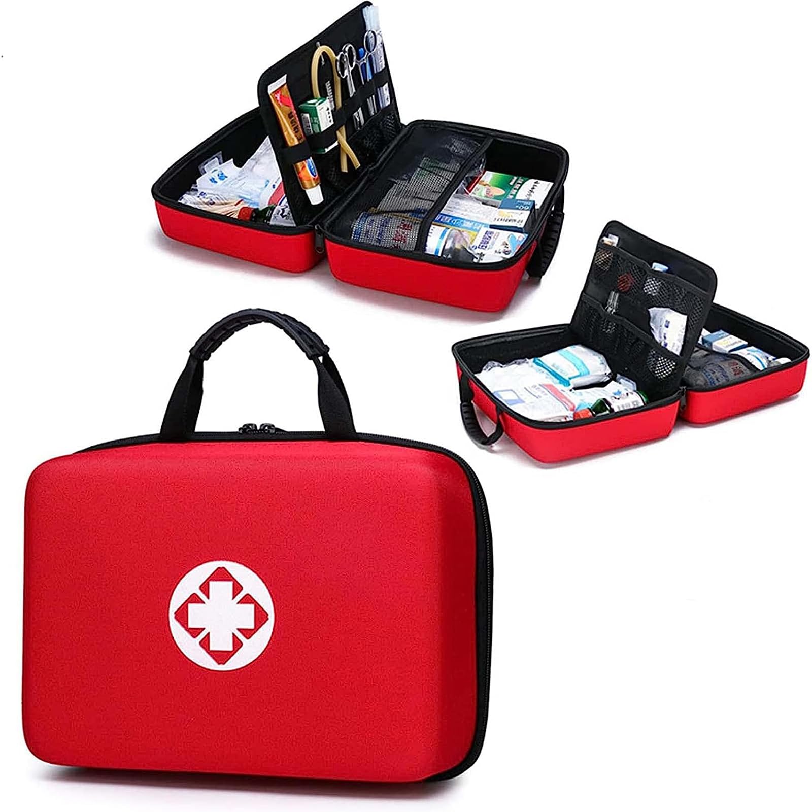 Botiquín De Primeros Auxilios para Viajes, Cuidado De Emergencia Esencial para Campamentos Y Caminatas, Ideal para Automóvil, Hogar, Bote, Escuela, Campamento, Oficina