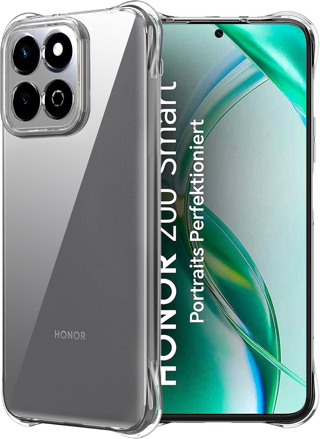 FDHYFGDY Custodia per Honor 200 Smart 5G Cover, Custodia per Telefono in Silicone Antiurto