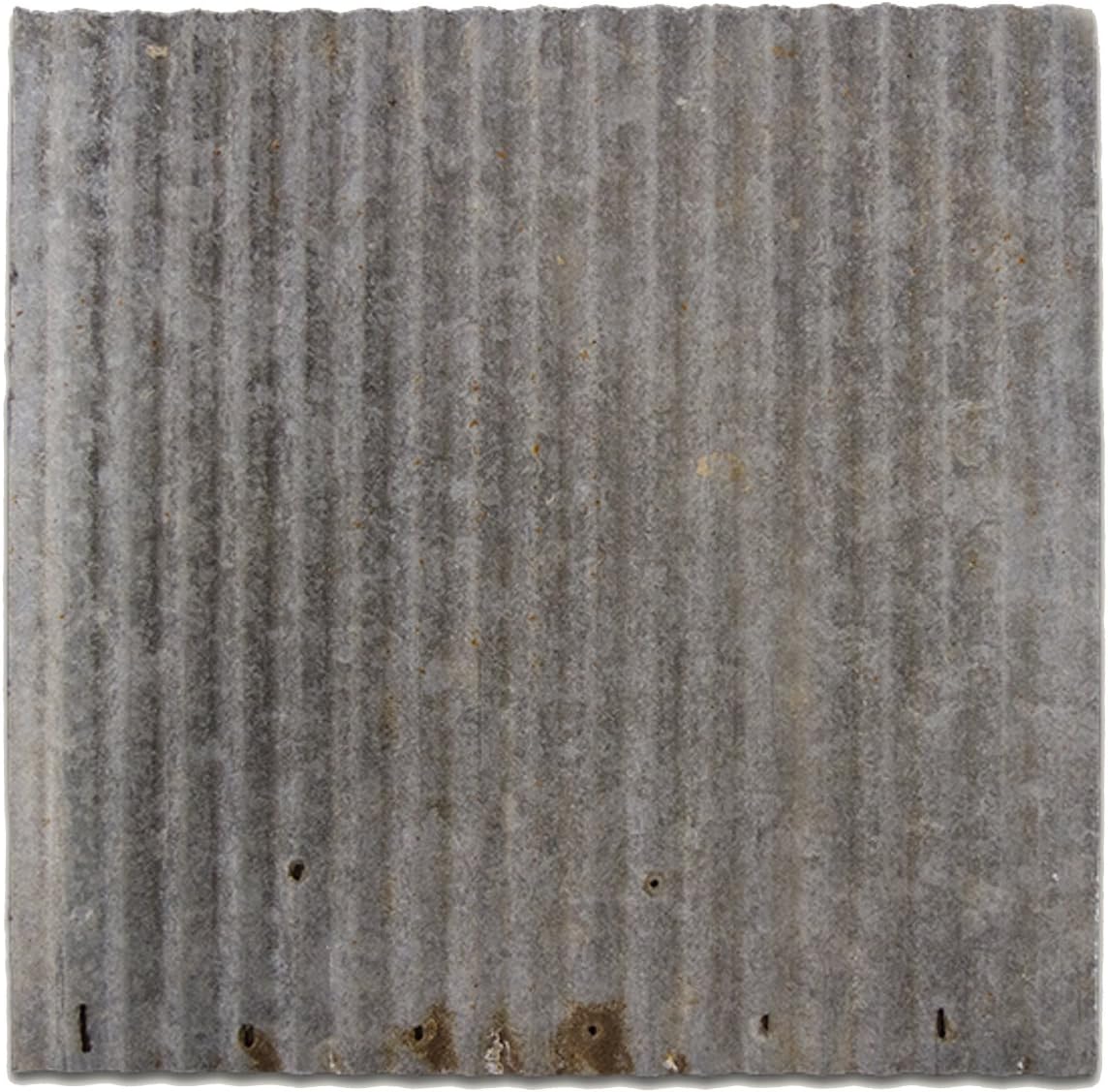 Upcycled 2'x2' Dakota Barn Tin Ceiling Tile - Majority Galvanized - Works with Standard Drop Grid