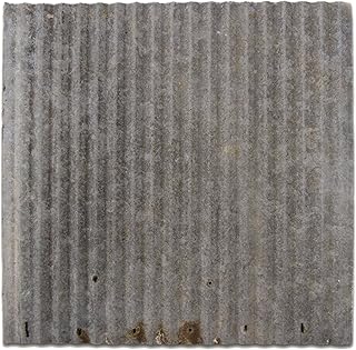 Upcycled 2'x2' Dakota Barn Tin Ceiling Tile - Majority Galvanized - Works with Standard Drop Grid