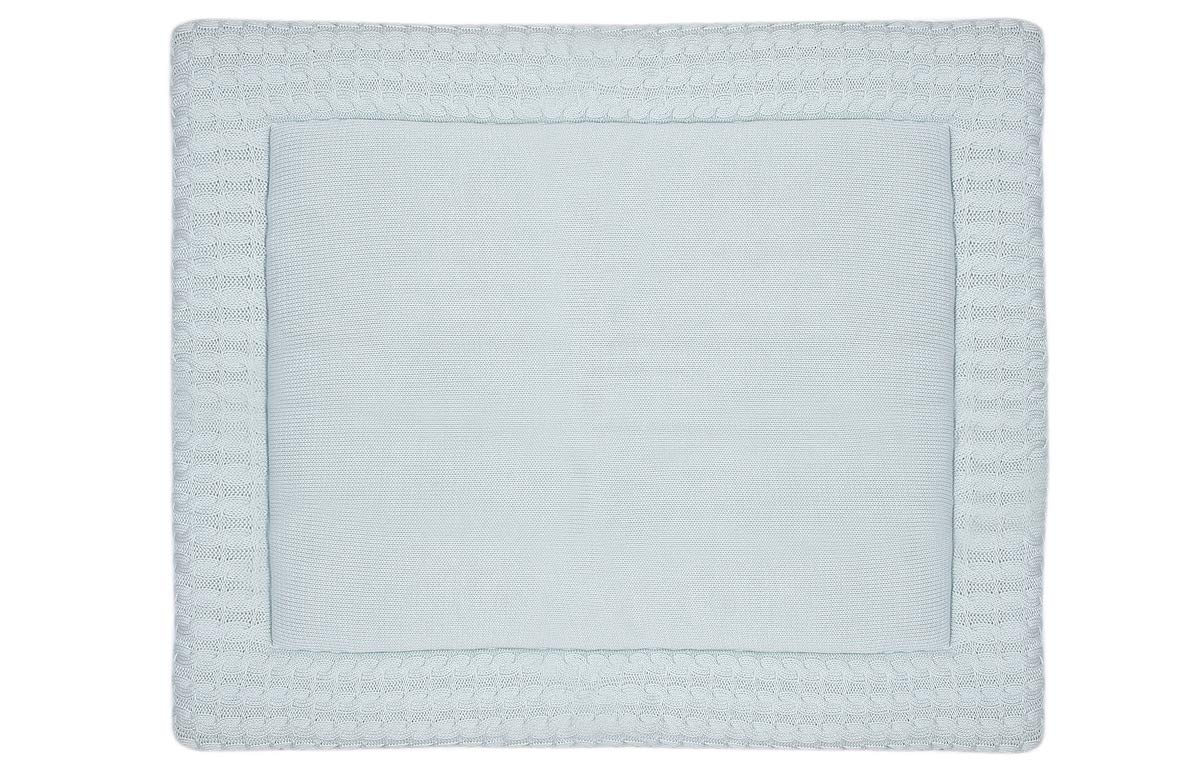 Kindsgut Tapis de Parc et d'Éveil Bébé Coton Bleu Ciel, 70x100 cm