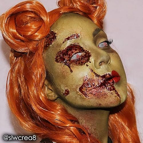 Miniatura 4 de Sangre coagulada Mehron, gel de maquillaje para profesionales para disfraces 1 onza.