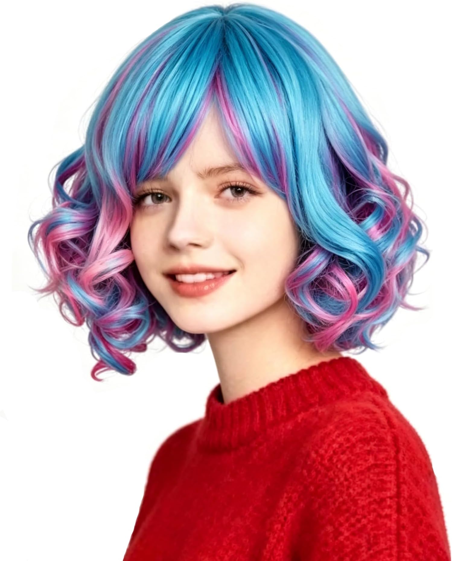 KiyaCos Blue Purple Wig