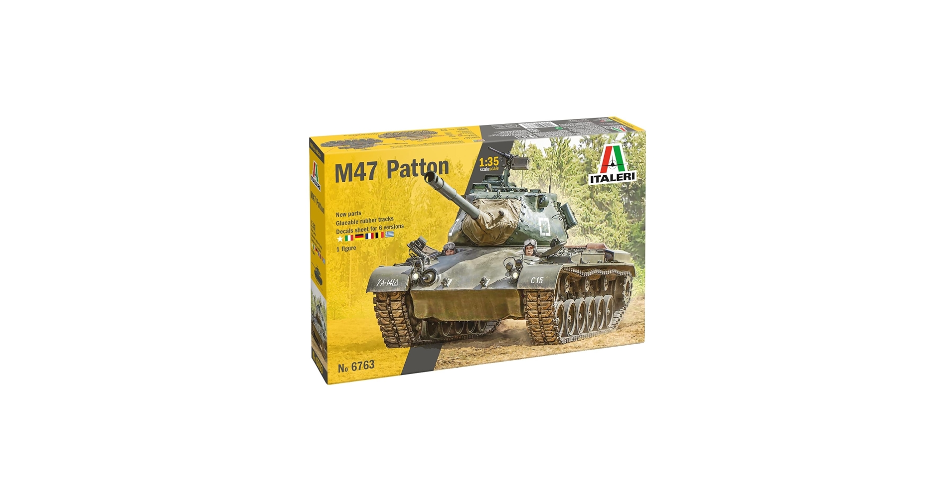 Amazon | イタレリ 1/35 アメリカ M47 パットン プラモデル