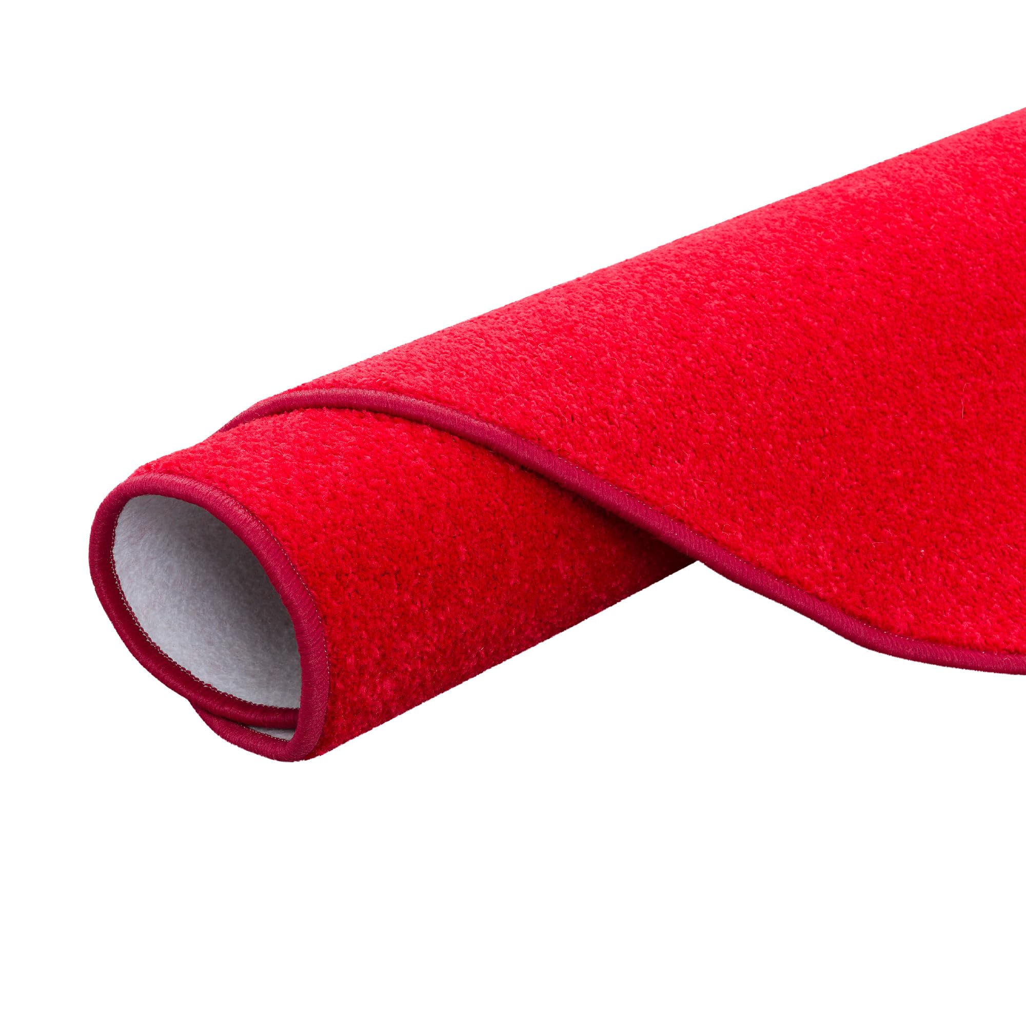 Snapstyle Joy - Tappeto Trend Velours - Rosso Vivo - Rotondo - 4 Dimensioni