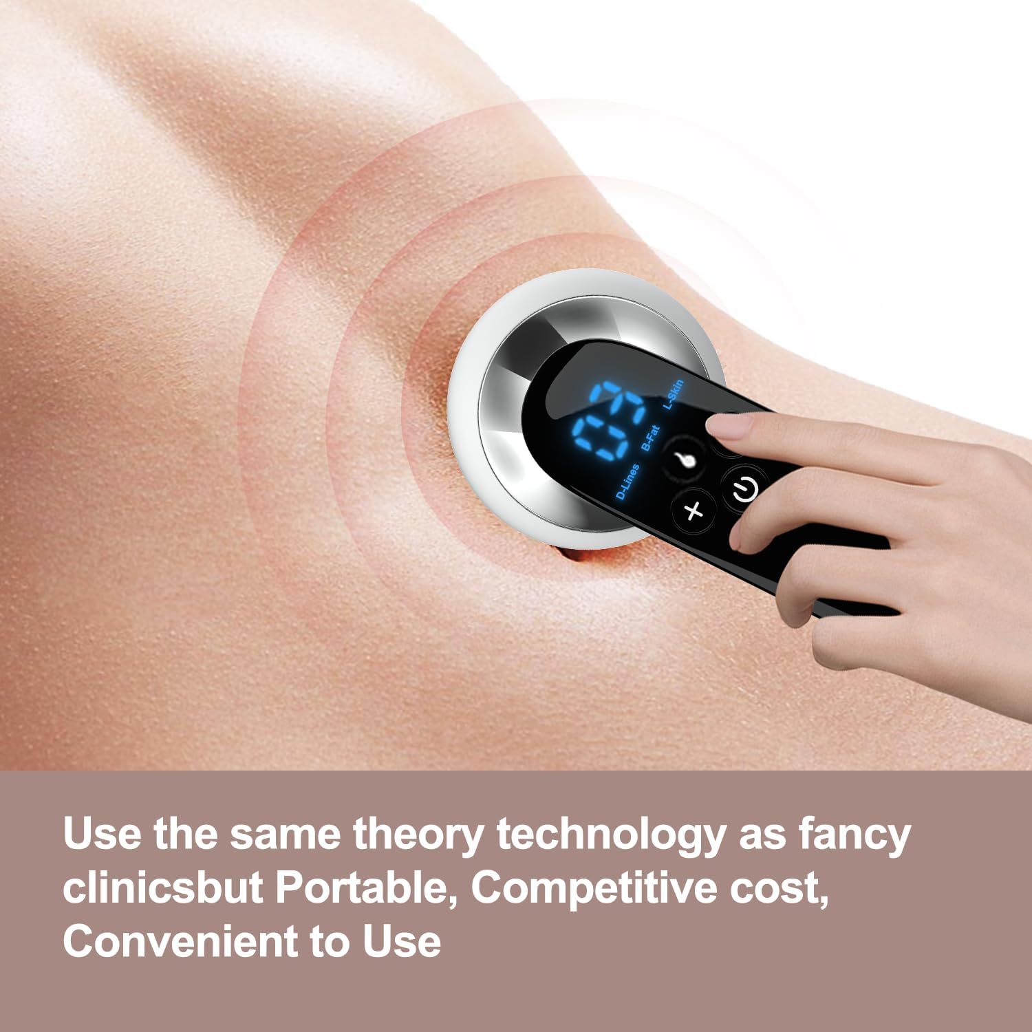 Body Sculpting Machine-Professional Handheld Cellulite Massager for Belly, Legs, Hip, Arms - Image 7