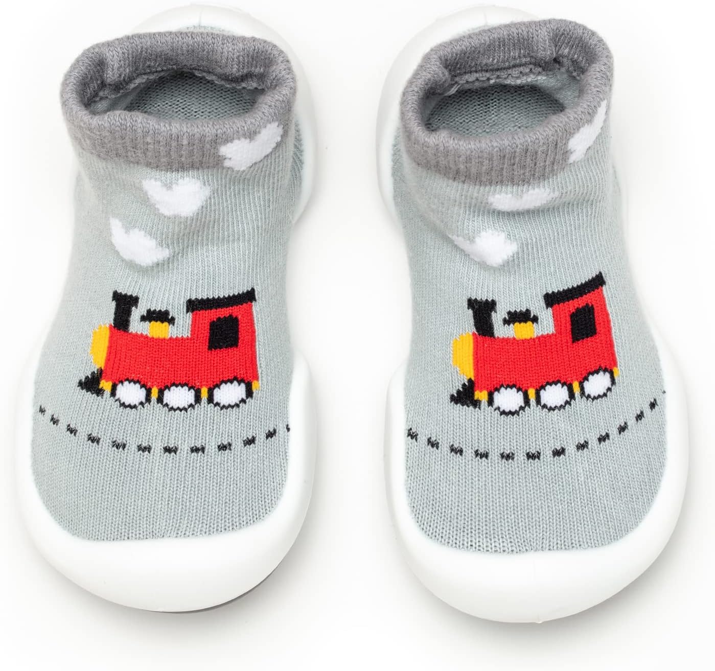 Komuello Toddler Shoes for Boys – Breathable, Washable, Non-Slip Sock Shoes with Air Cushion Sole – Durable, Stay-On, Indoor/Outdoor, BPA-Free