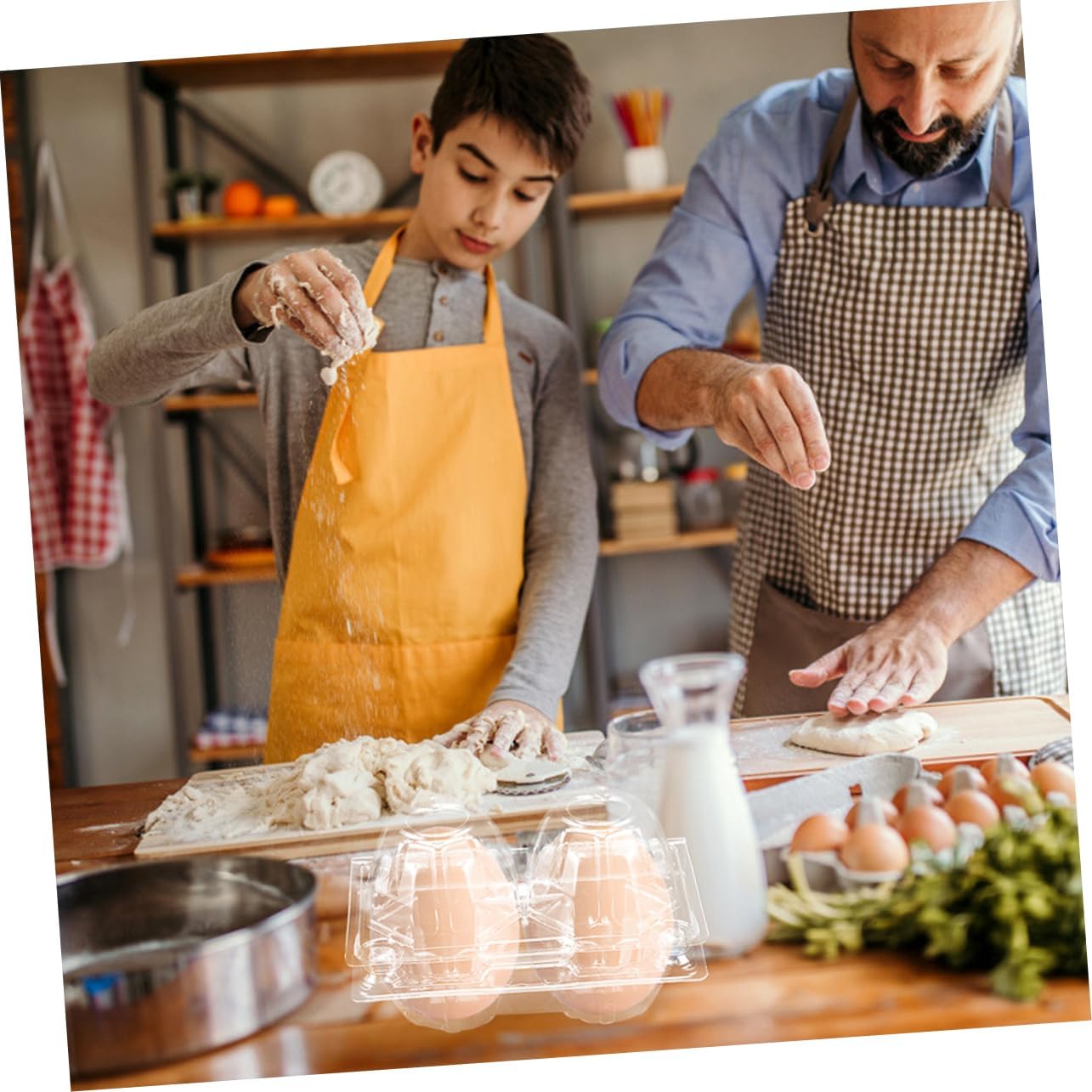 Amosfun 100pcs Medium Cartons for Safe Storage Packaging Container Lightweight and Compact Design for Refrigerators Camping and Home Use