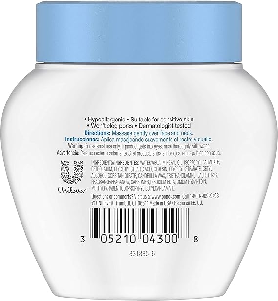 Pond's Ponds Dry Skin Cream 3.9 Oz. (2/Pk)