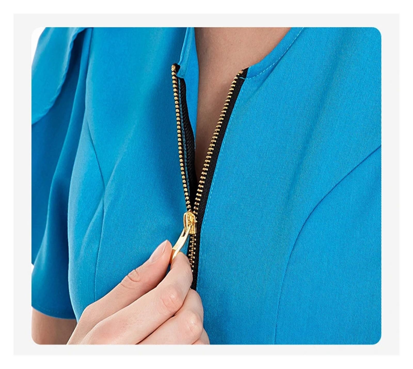 Krankenschwester Uniform Arzt-OP-Kittel-Anzug, schmal geschnittene Krankenschwester-Uniform for Damen, V-Ausschnitt, Handwaschkleidung, elastische professionelle Arbeitskleidung