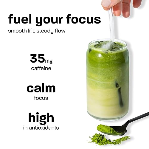 Miniatura 3 de smul Polvo de matcha de grado ceremonial  Polvo de matcha orgánico 100% japonés  Matcha sin azúcar  Suave y rico en antioxidantes  Energía limpia y