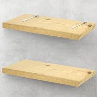 QWORK 8 db Rejtett Polctartó 100 mm - Fali Lebegő Polc Konzol Szilárd Vasból 5