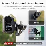 SMALLRIG Mini Quick Release Camera Tripod for DJI Osmo Pocket 4/3, Stable in a Snap, Auto-Deploy, Magnetic Mount, Portable, for Pocket 4/3, Action 6/5Pro, for Insta360-6083