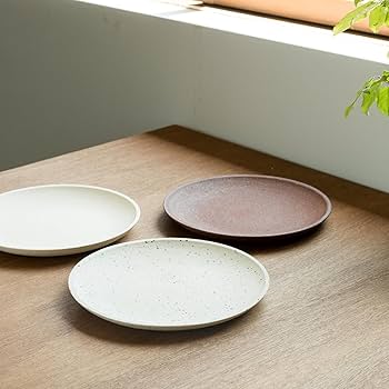Amazon.co.jp: 信楽焼・明山(meizan) GRAIN WARE PLATE 直径約