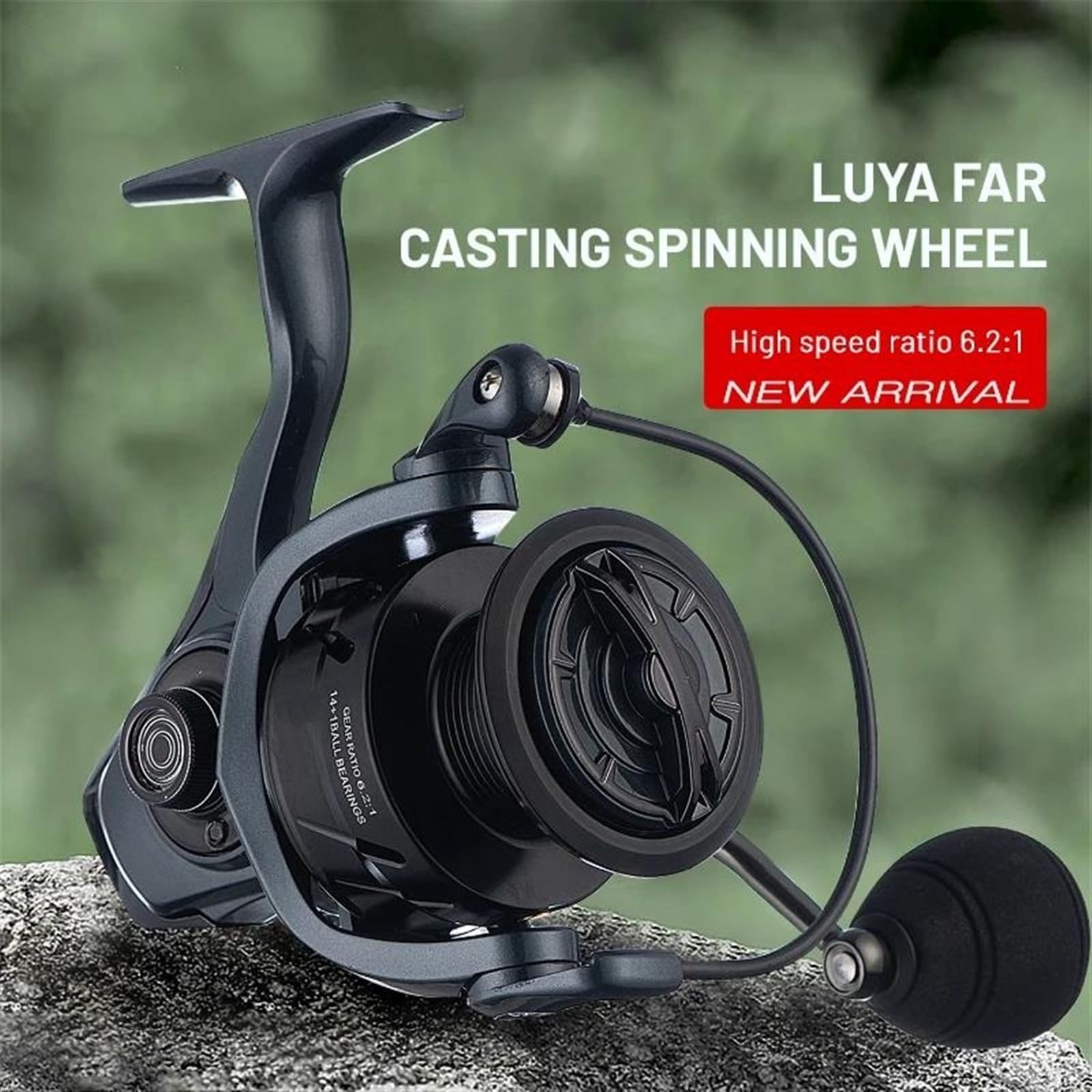 Carrete Pesca Ratio Línea Poco Profunda Rueda Giratoria Copa Micro Materia Carrete Pesca Lejano Alta Velocidad Carrete Spinning