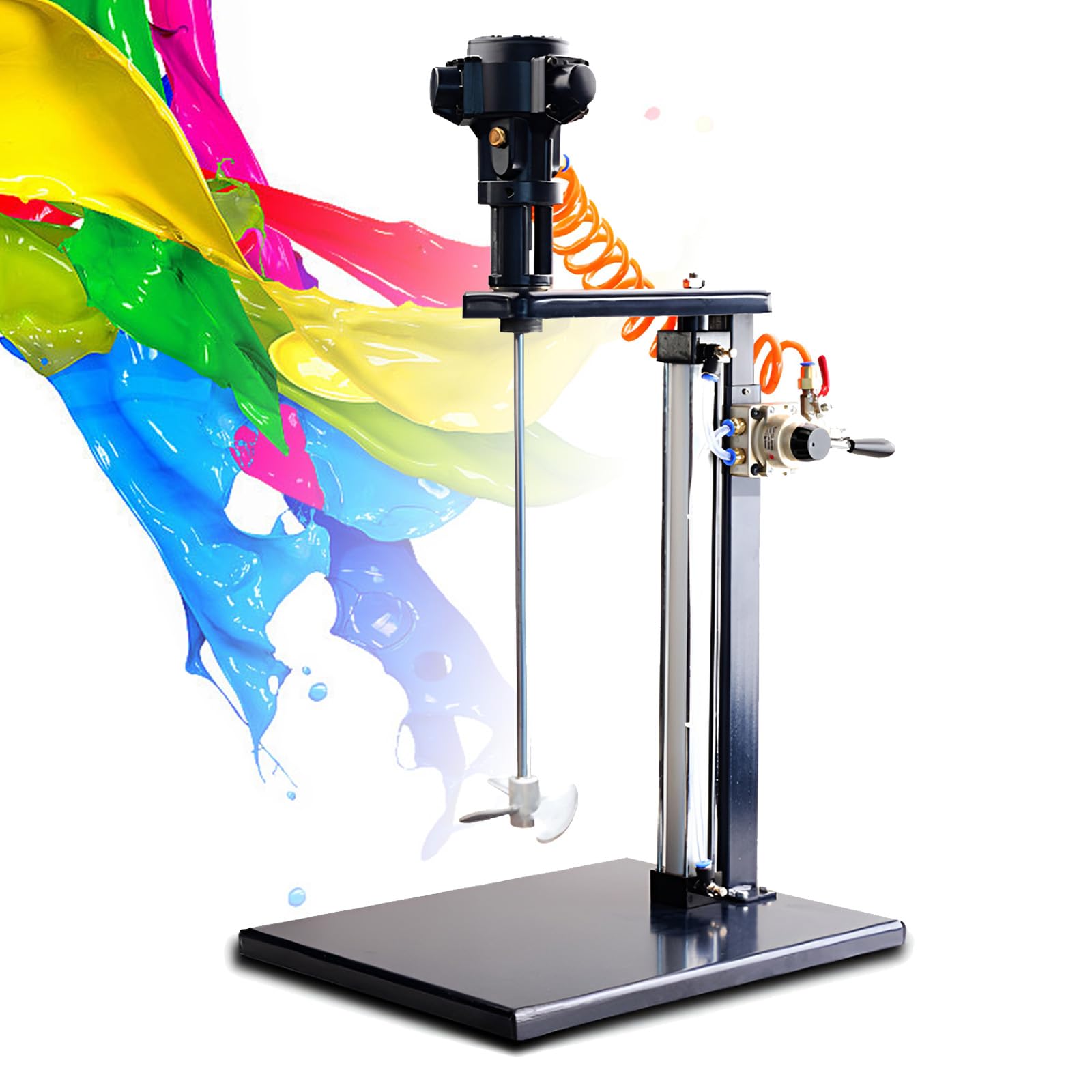 Mélangeur de peinture pneumatique pour résoudre les sédiments