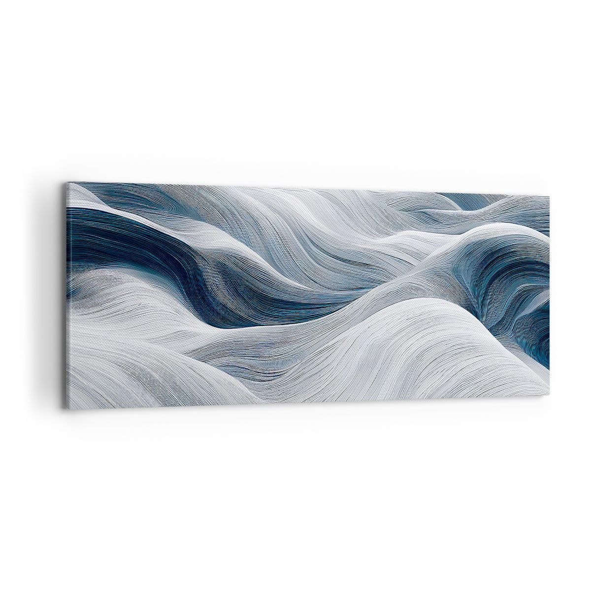 Lienzo Decorativo 120x50cm Moderno Panorámico Abstracto Pastel - 5979