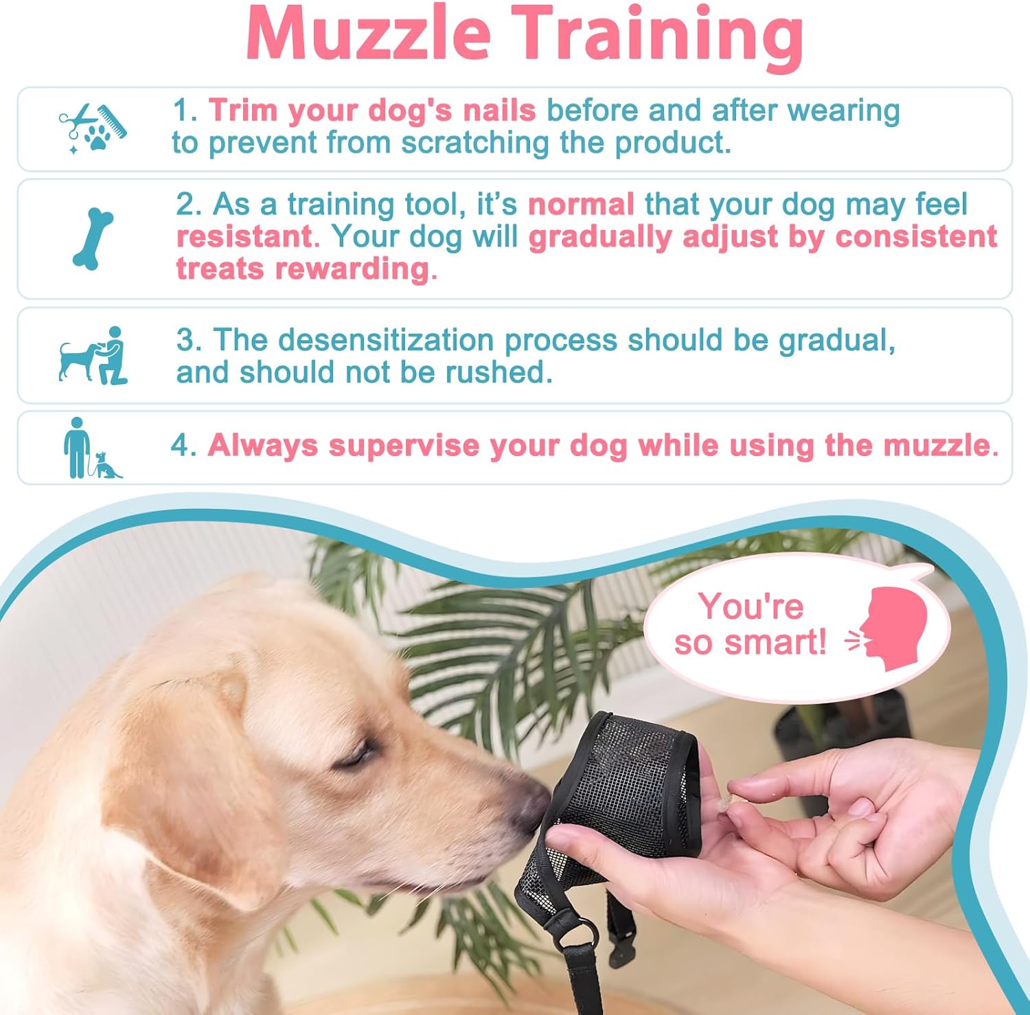 LUCKYPAW Dog Muzzle, Mesh Muzzle for Large Medium Brunei Ubuy