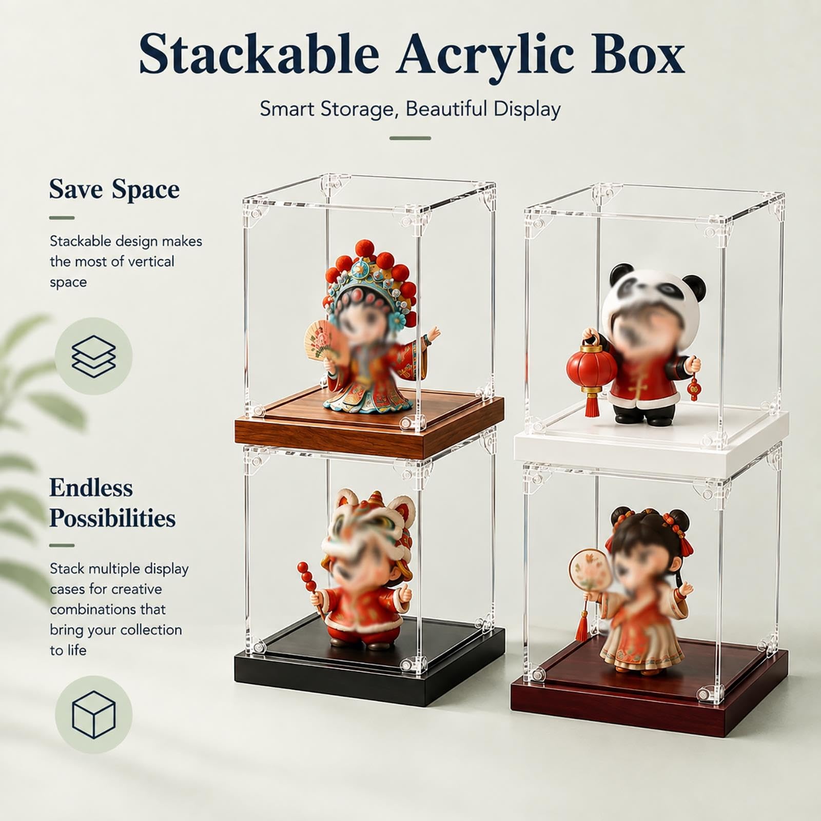 Vetrina Espositiva Teca In Acrilico/ Box In Plastica / Per Action Figure