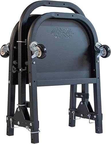 Miniatura 4 de EZ4x4 - Carrito plegable de aluminio negro de 4 puertas, soporte de puerta de almacenamiento para Jeep® Wrangler JL JLU JK JKU TJ YJ y Gladiator JT