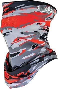 Fish Monkey Performance Face Guard - Voodoo Swamp Red