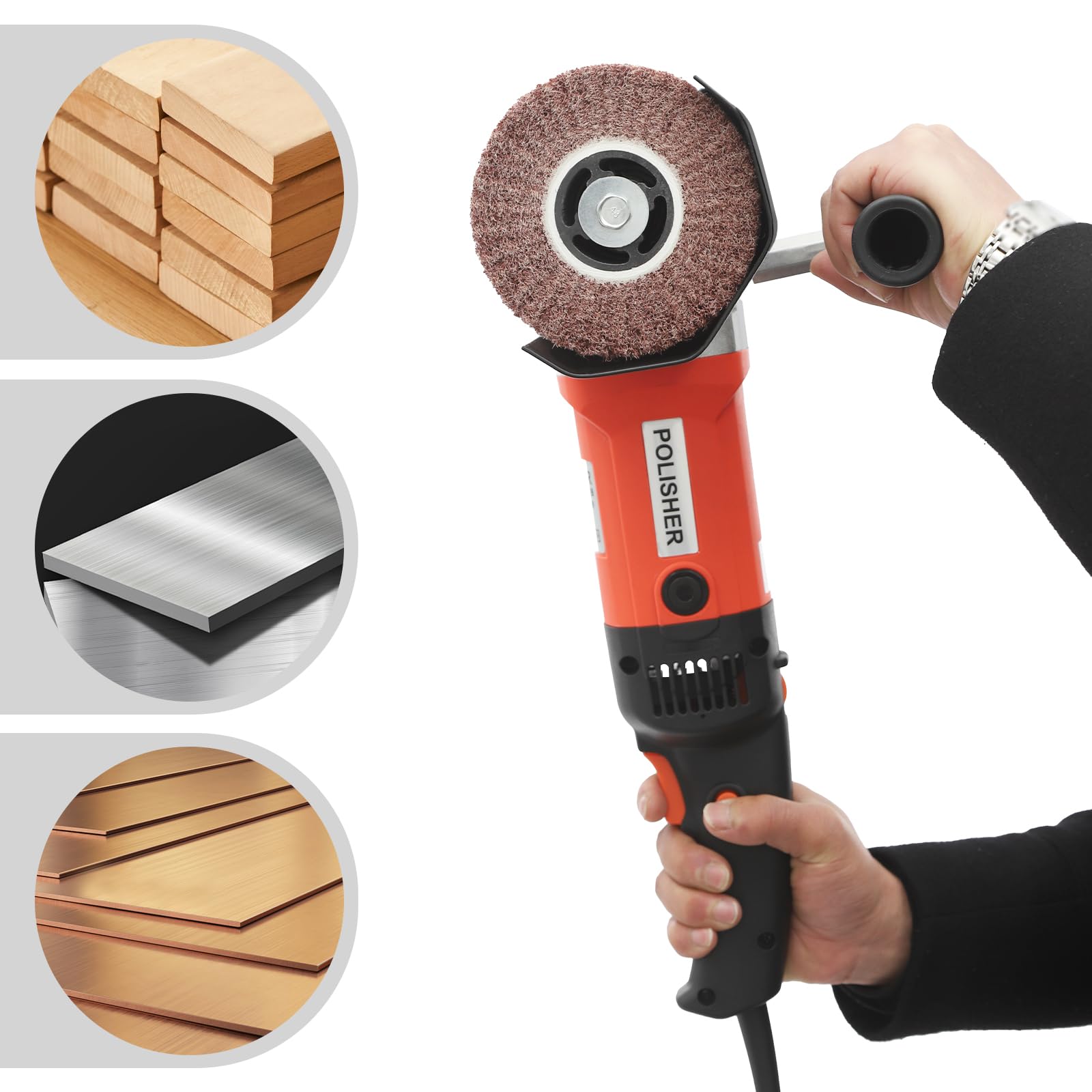 Lucidatrice, 1400 W, lucidatrice portatile, lucidatrice per professionisti, fai da te e piccole imprese