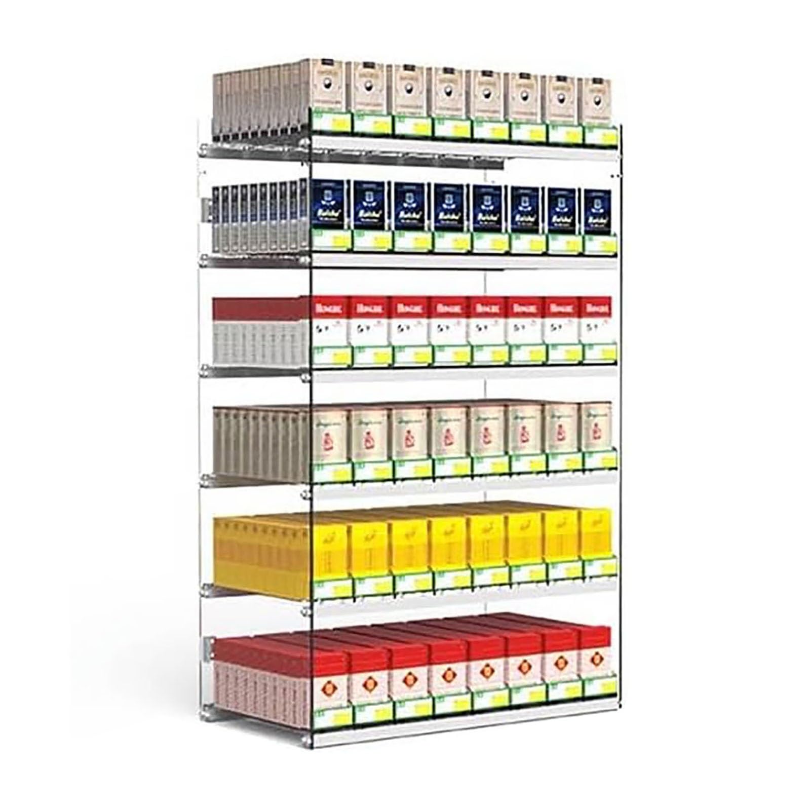 Présentoir à cigarettes en acrylique transparent pour optimiser les comptoirs