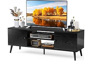 Sweetcrispy TV Stand for 55 60 inch Television: Premier Entertainment Center for Your Living Space