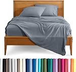 Bare Home Queen Sheet Set - 1800 Ultra-Soft Microfiber Queen Bed Sheets - Double Brushed - Queen Sheets Set - Deep Pocket - Bedding Sheets & Pillowcases (Queen, Dark Blue)
