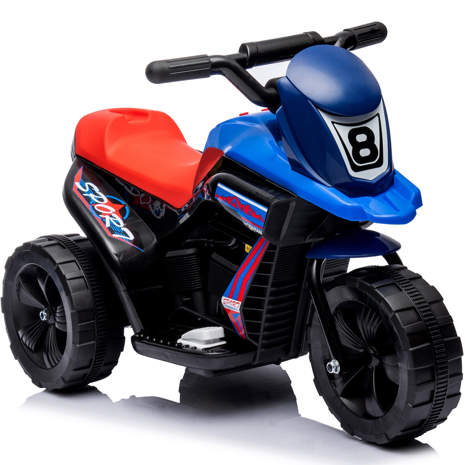 Amazon.co.jp: FXIONA 子供用電動バイク 3輪乗り 電動自転車