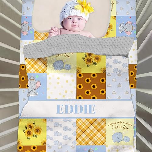 Miniatura 4 de Sábanas personalizadas para cuna de bebé para niñas y niños, sábanas ajustables personalizadas para colchón de cuna con nombre, juego de sábanas de