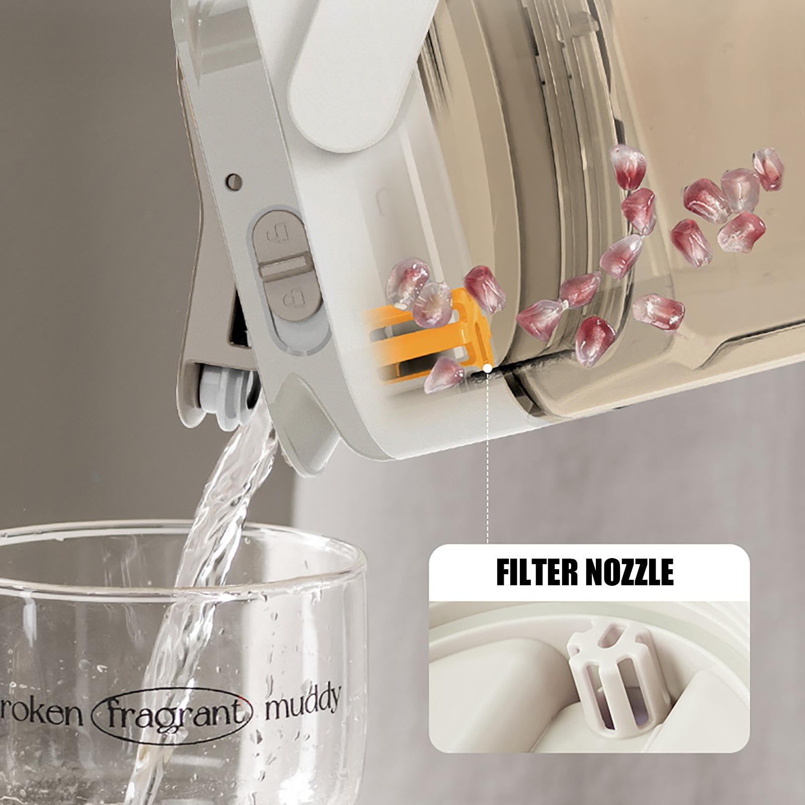 Dispenser Per Bevande In Plastica Trasparente 3,5L Con Rubinetto – Contenitore Per Frigo Per Limonata, Tè Freddo, Succhi - 4