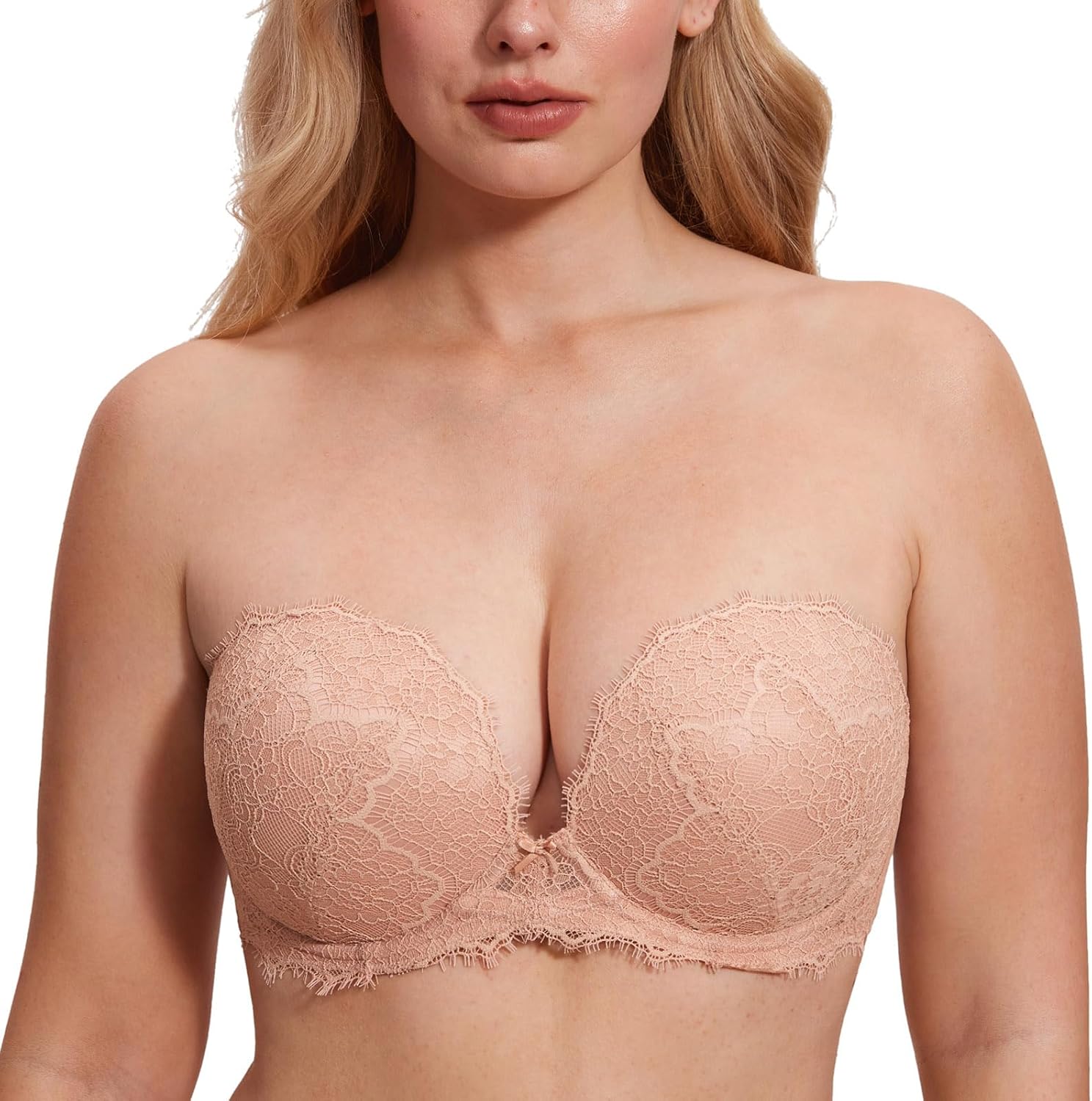 DOBREVA Womens Strapless Push Up Bra Lace Plus Size Ethiopia Ubuy