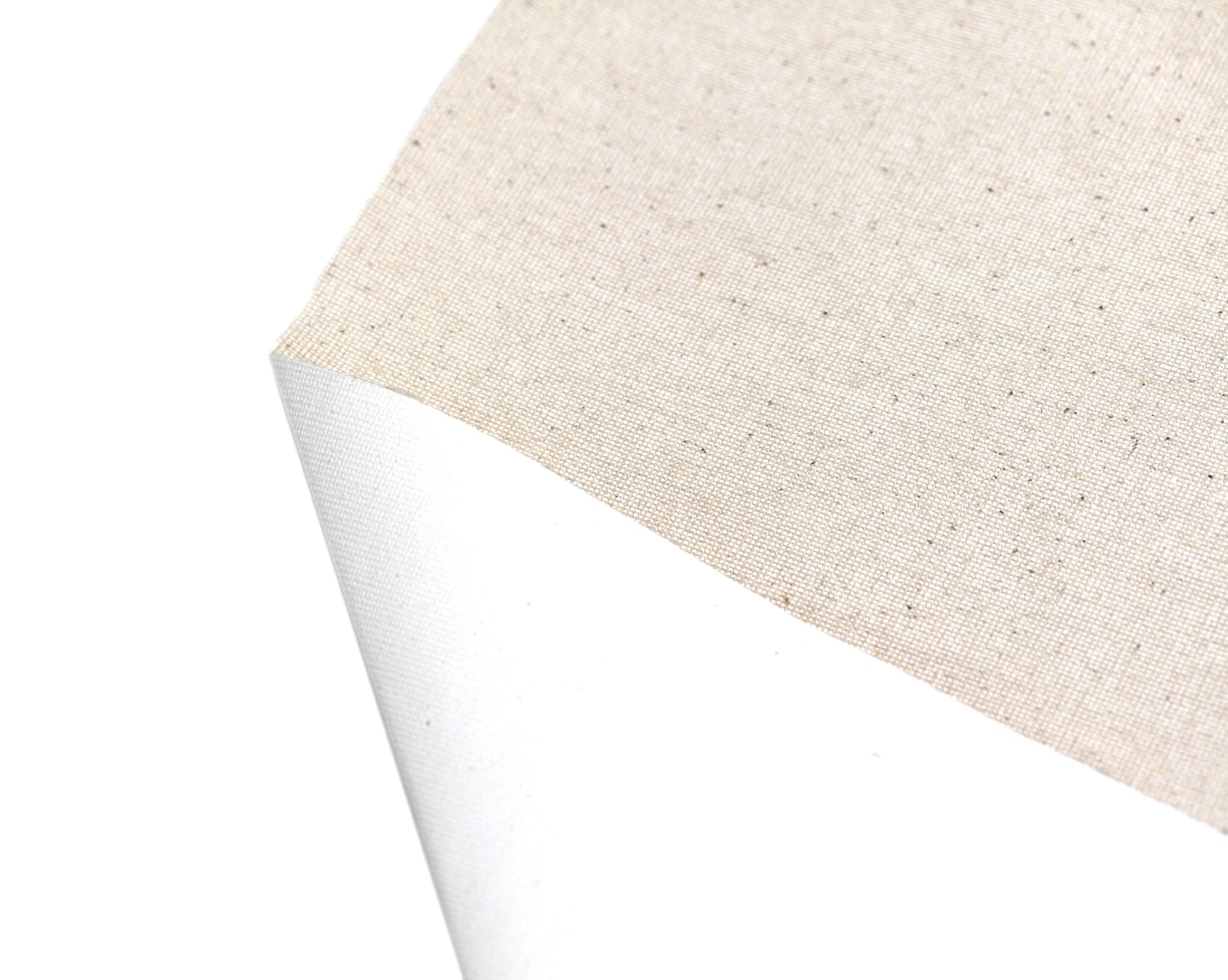 Paintersisters® Tela su rotolo, 10 m x 100 cm, in 100% cotone, 280 g/m², elementi speciali, pre-primerizzati più volte, rotolo di tela