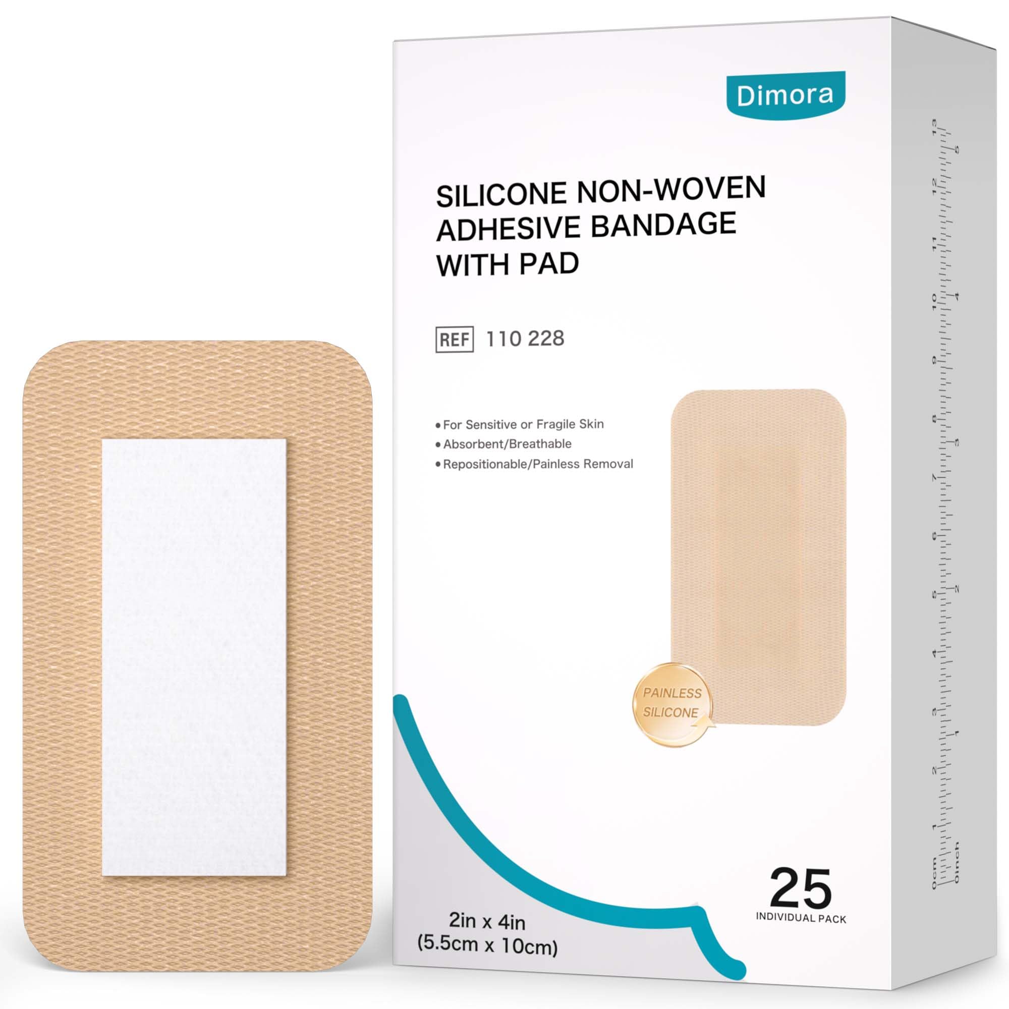 Dimora Silicone Non-Woven Adhesive Bandage