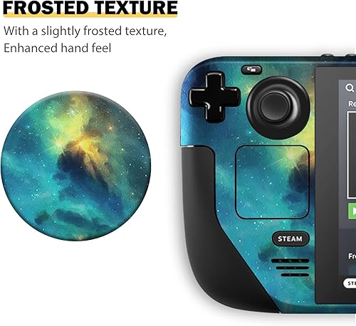 Miniatura 3 de DLseego Calcomanía protectora de vinilo para cubierta de vapor con diseño de cielo estrellado, antihuellas dactilares, resistente a los arañazos,