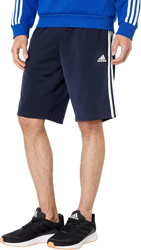 adidas Essentials Warm-up Tricot - Pantalones cortos para hombre, 3 rayas