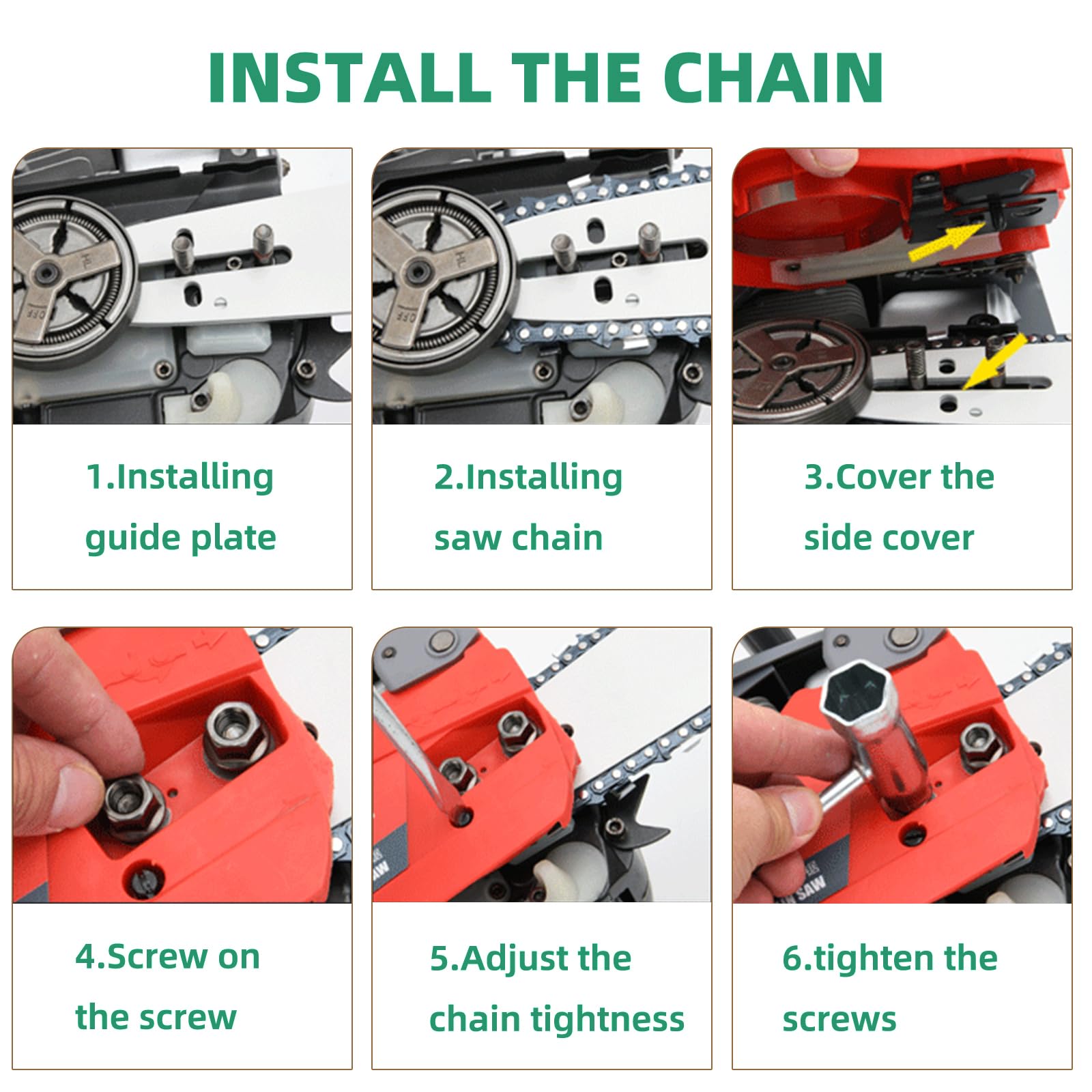 ゆうページ Amazon.com : 4 Pack 20 Inch Chainsaw Chain .325