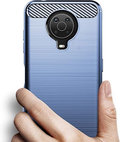 Miniatura 8 de Osophter Funda para Nokia G10, Nokia G20, Nokia 6.3 funda con 2 protectores de pantalla de absorción de golpes flexible TPU goma protectora para